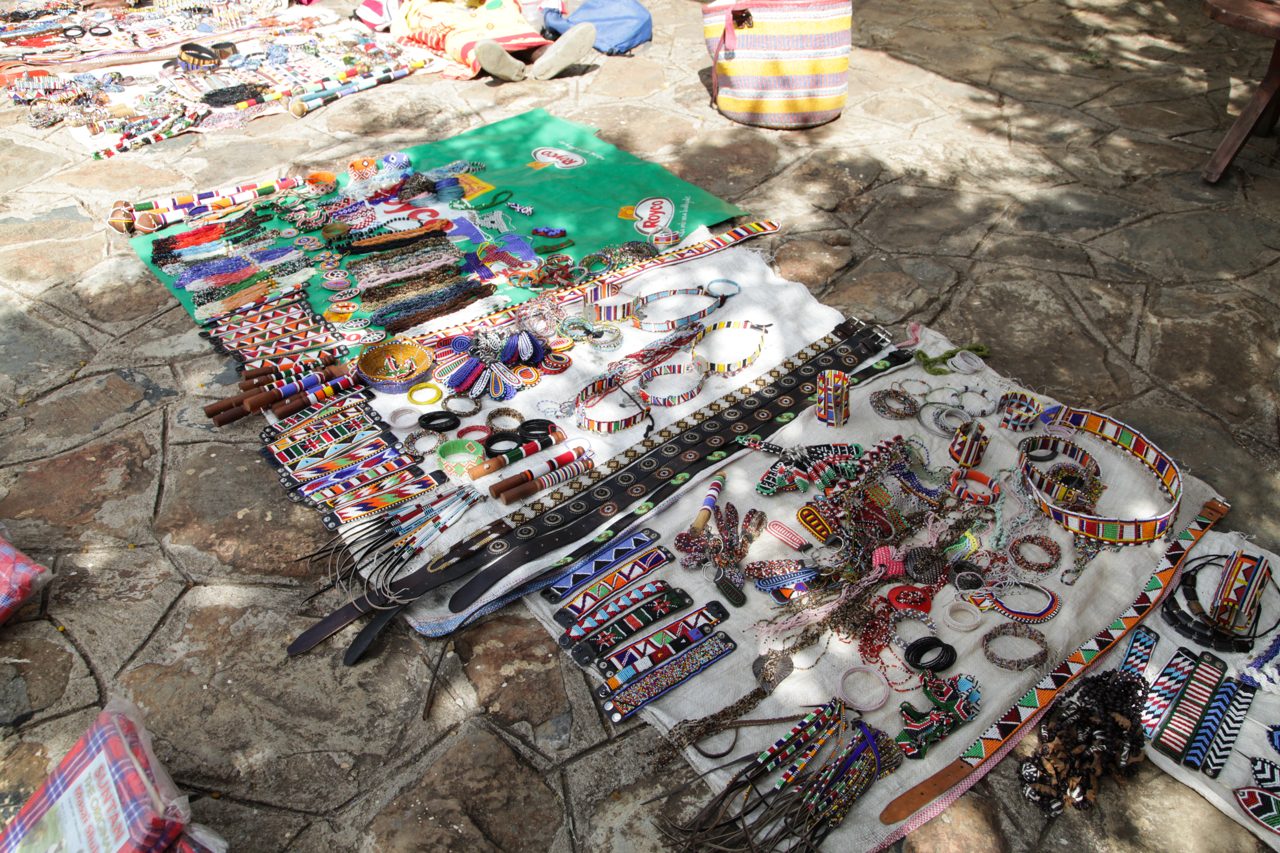 Maasai beadwork and curios